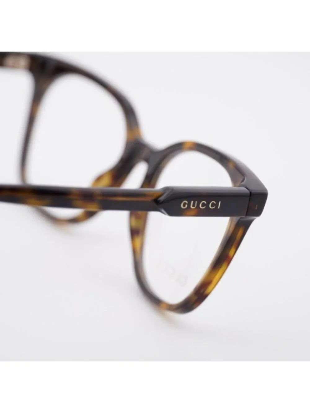 Gucci GG1821O 002 Eyeglasses Havana 51mm Square Frame